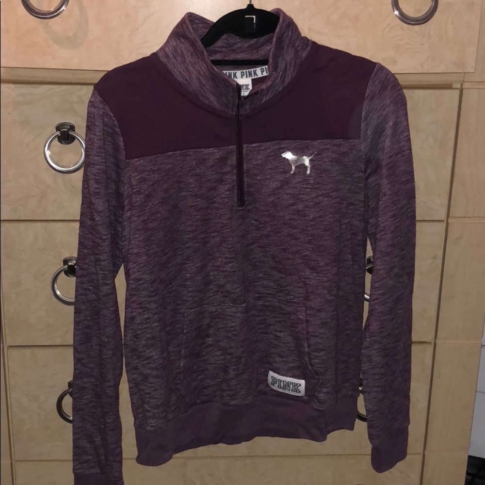 Half zip up hoodie